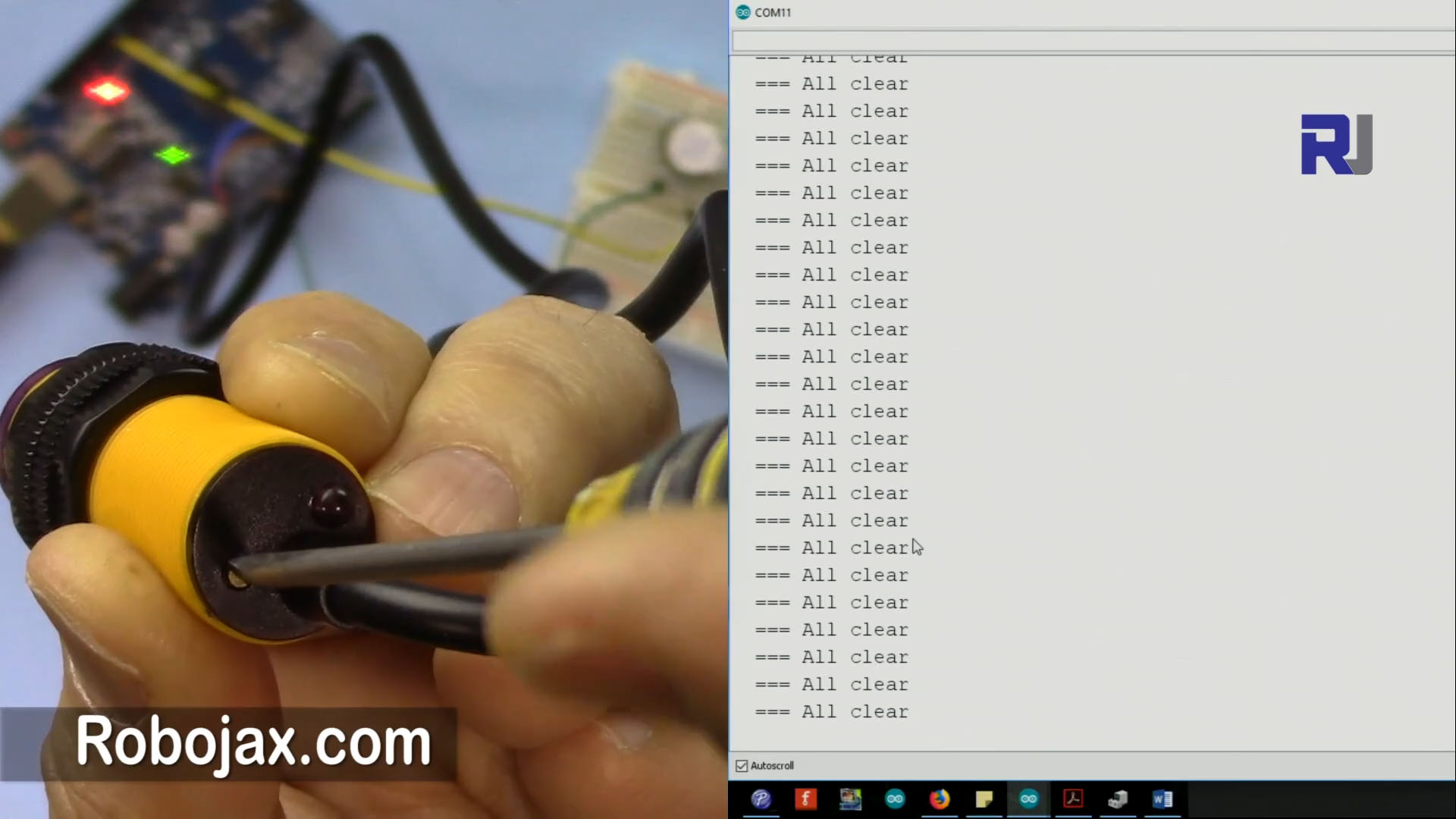 E18-D80NK Infrared Sensor: Demonstration using Arduino