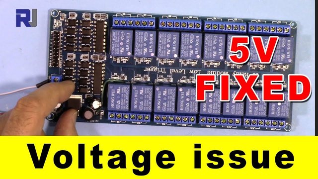 Video thumbnail for 16 Channel Relay module 5V relay voltage fixed