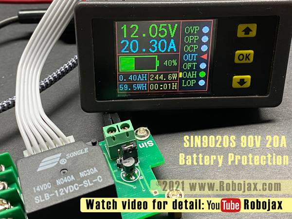 SIN9020S Battery Protection Relay module: 2