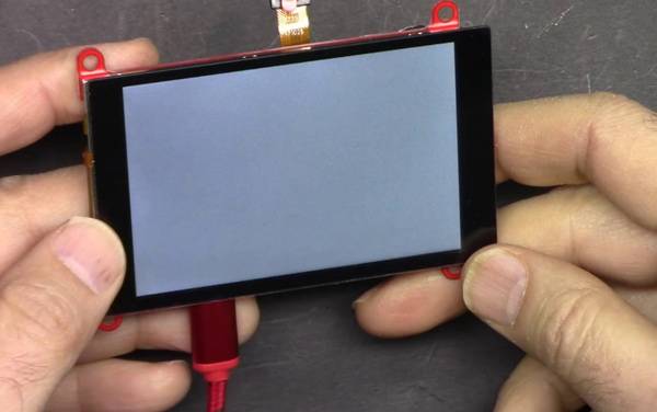 ESP32 TFT LCD module: size in hand