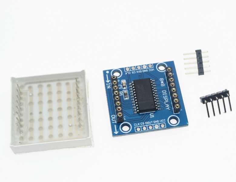 MAX7219 dot-matrix module Arduino 8x8 display