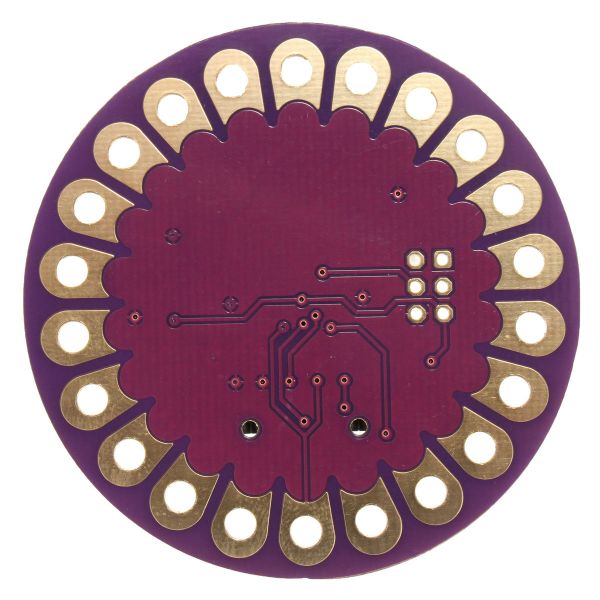 LilyPad 328 board back view