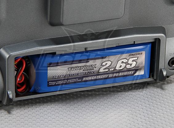 Turnigy 2560mAh battery in Transmitter