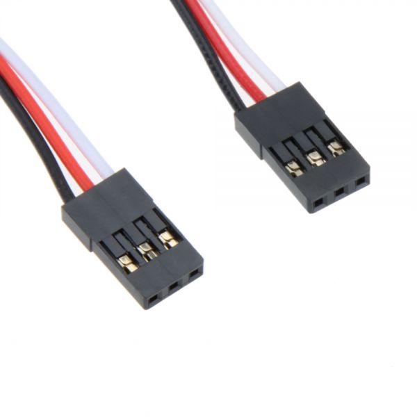 Four 10 cm servo receiver cables for quadcopter