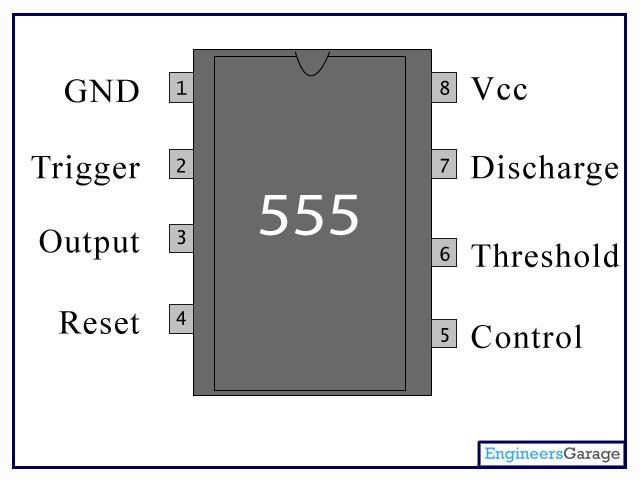 2 pieces IC NE555 timer DIP-8