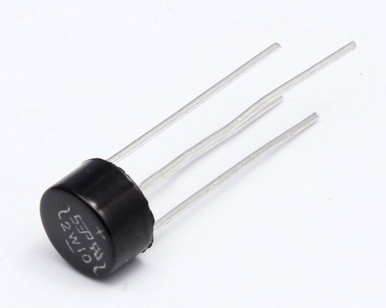 2 pcs 2W10 2A bridge rectifier diodes