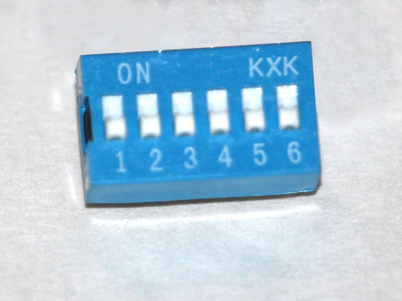 6-bit DIP switch 2.54 mm DS-06