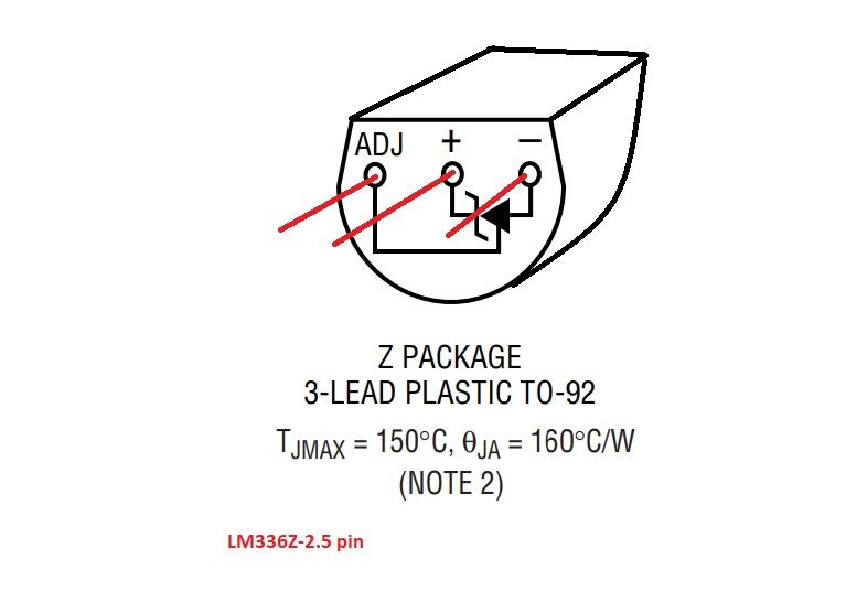 LM336-2.5 Programmable Shunt Regulator, Low Temperature Coefficient 2.5V Reference