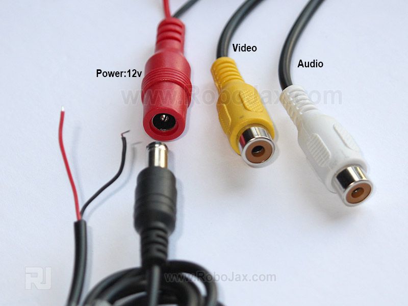 7 in LCD monitor input connectors