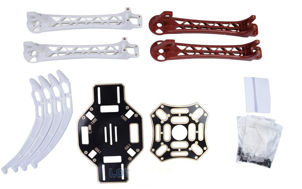 Quadcopter 450 frame with landing gear