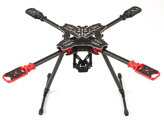 HMF U580 Carbon Fiber Folding Quadcopter Kit