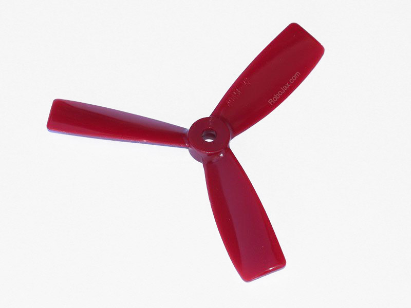 1 pair 5045 3-blade props CW, CCW (red)