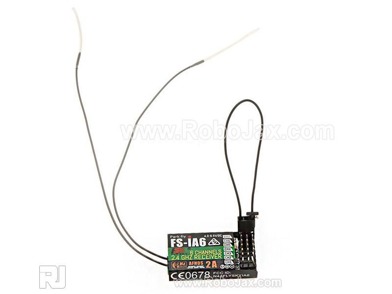 FlySky FS-IA6 receiver bind plug plugged