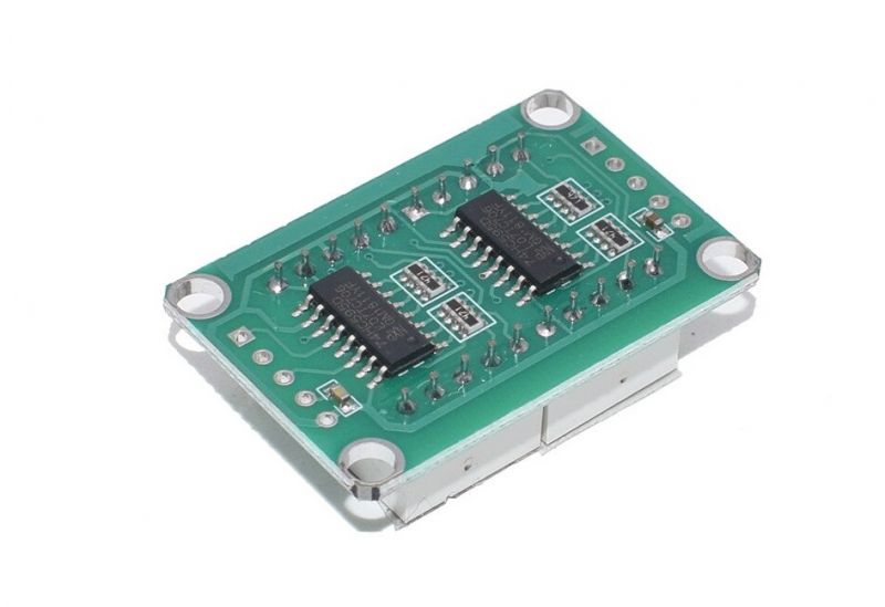 74HC595 driving a 2-digit seven-segment display for Arduino