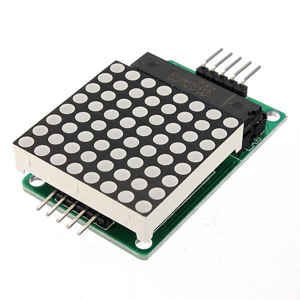 MAX7219 8x8 matrix LED display for Arduino and Raspberry Pi (large chip)