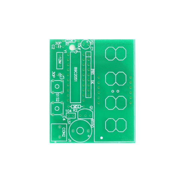 C51 4-bit Digital Electronic Clock DIY for education