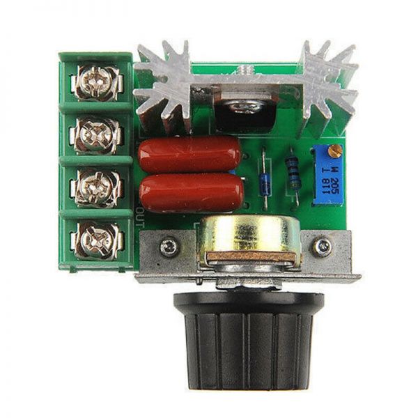 2000W AC Motor Speed Control, 50-220V, BTA16-600B Triac