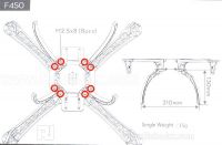13cm Long landing gears