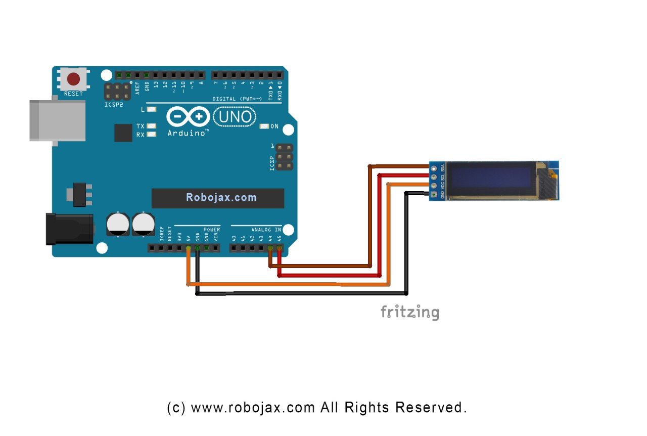 Arduino wiring for SSD1306 OLED Arduino wiring for SSD1306 OLED
