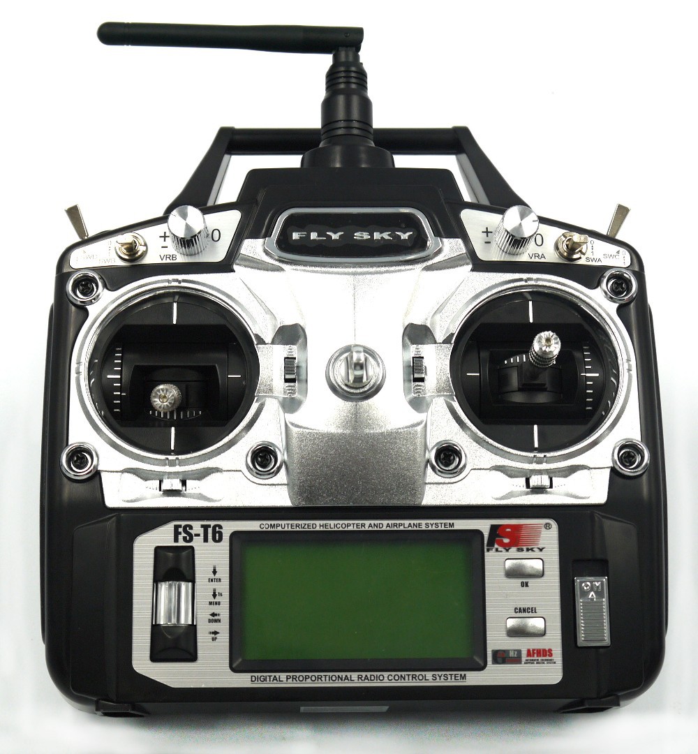 Flysky FS-T6 6ch 2.4GHz transmitter, receiver