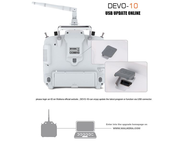 Walkera Devo 10 USB setup