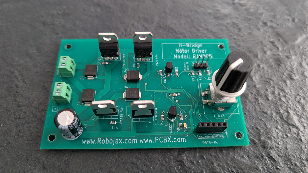 H-Bridge Project with TIP120 TIP125 3