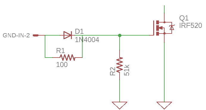 schematic of mosfet gate in 60A 3000W PWM