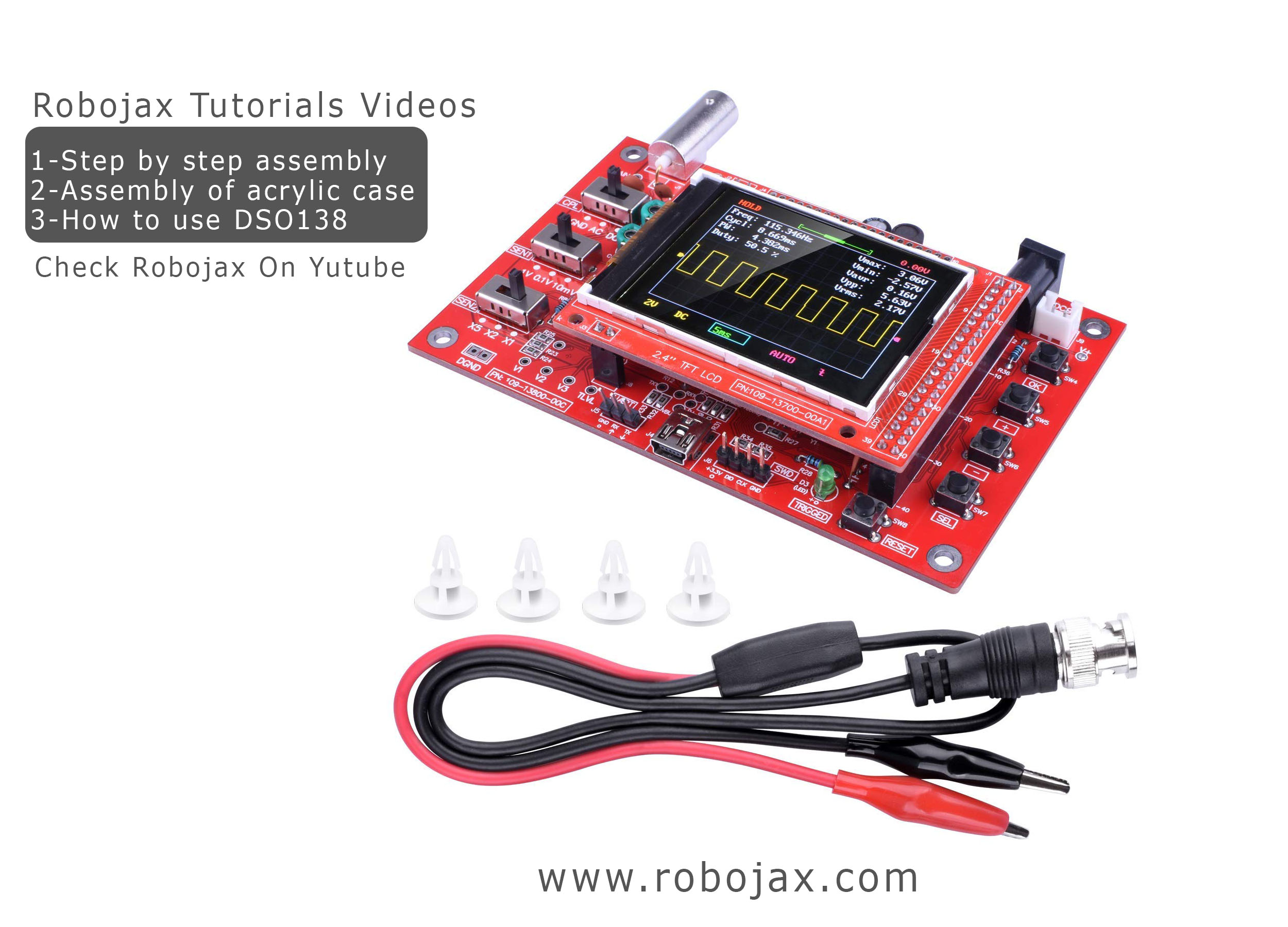 DSO138 digital oscilloscope: with signal cable DSO138 digital oscilloscope: with a signal cable