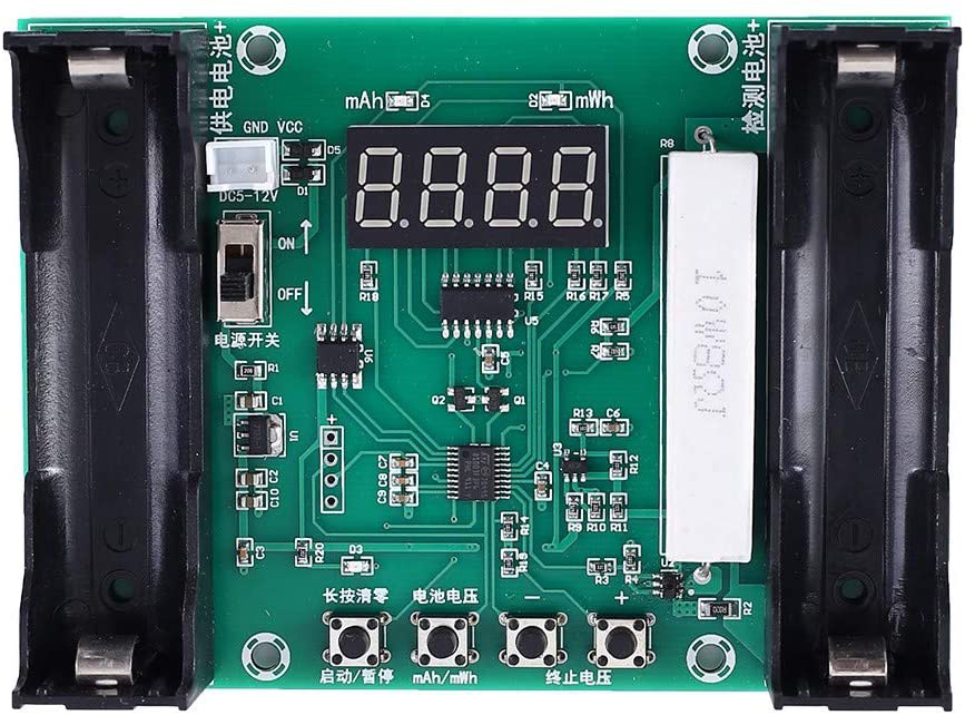 XH-M240 Lithium Capacity Tester/Discharger: Close-up view