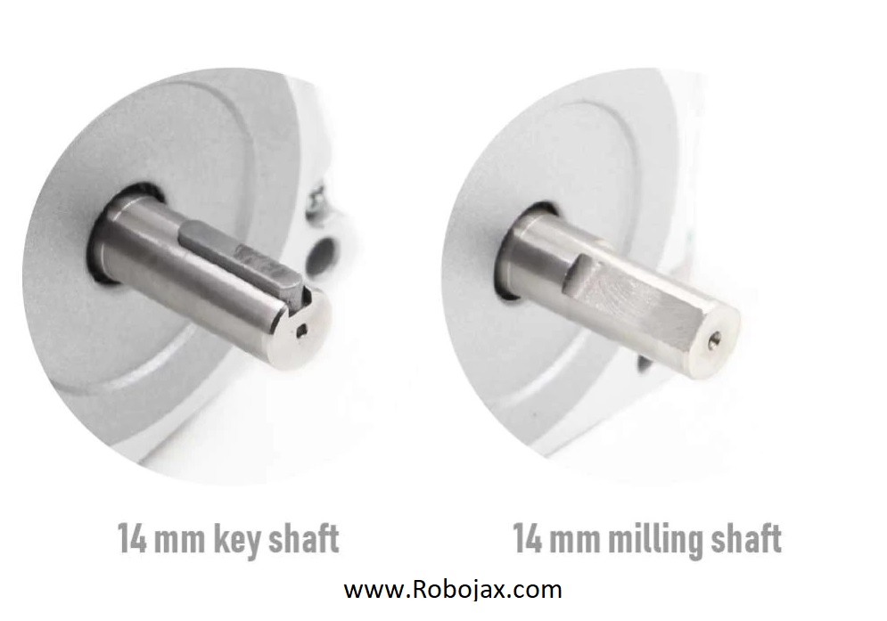 What is the difference between Key Shaft and Milling Shaft in motors?