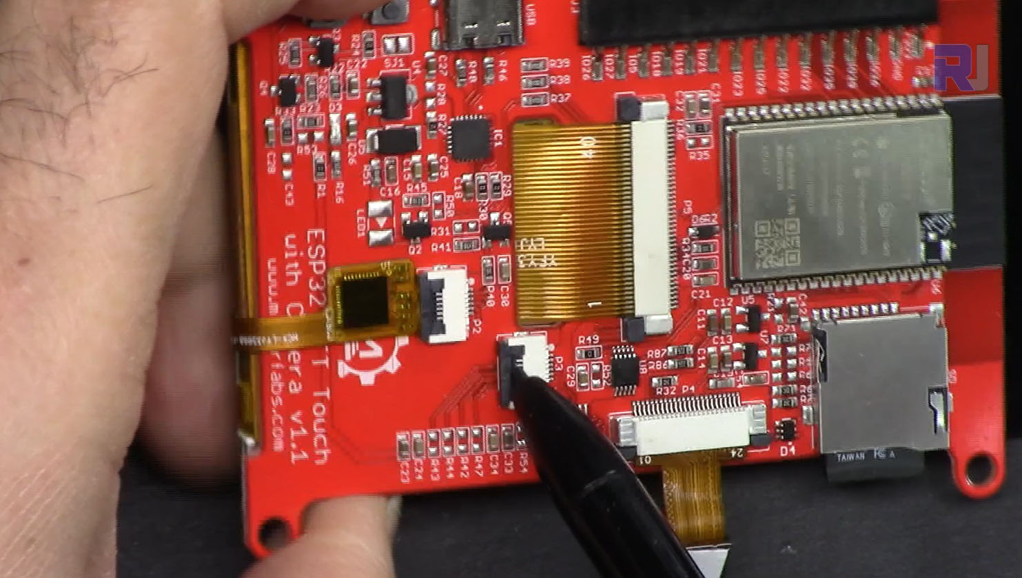 ESP32 TFT LCD module: Hardware explained