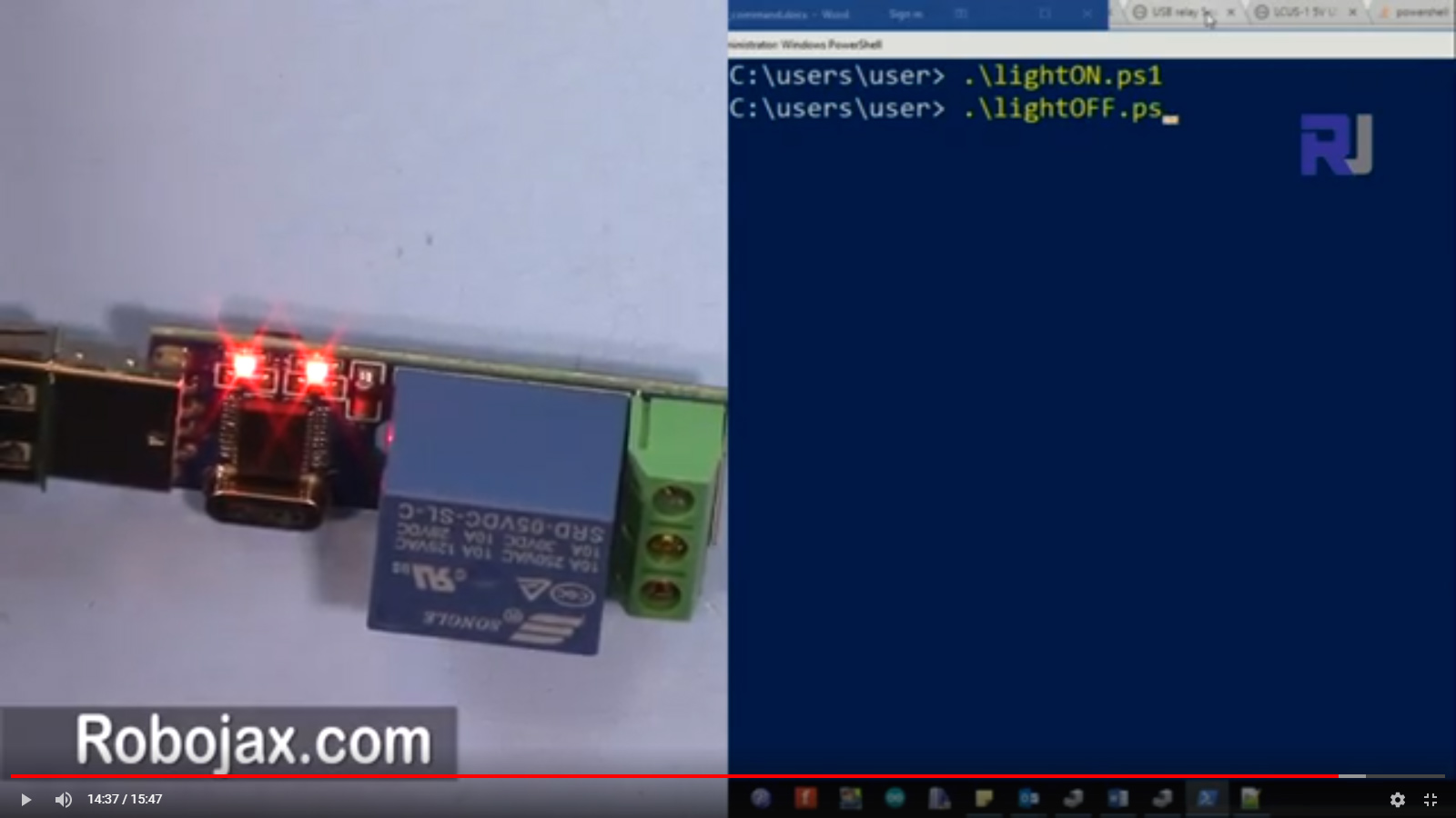 Shown PowerShell scripts