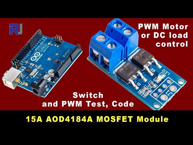 Video thumbnail for Complete Guide for 15A 400W MOSFET AOD4184A to control motor or load RJT109