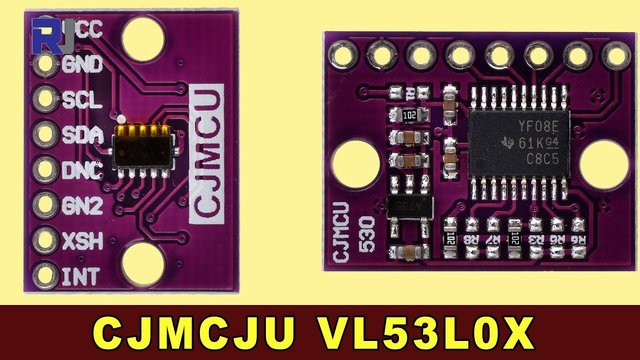 Video thumbnail for Using CJMCU VL53L0X ToF using laser to measure distance with Arduino RJT110