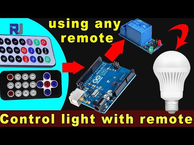 Video thumbnail for Remote 2: How to control AC bulb using any Infrared Remote with Arduino and relay RJT112