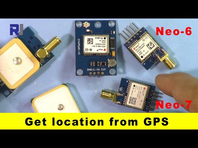 Video thumbnail for Extract GPS location in Arduino with  Ublox Neo-6 and Neo 7m GPS modules RJT124