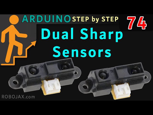 Video thumbnail for Lesson 74: Using 2 or Sharp Infrared Sensor Module with Arduino RJT143