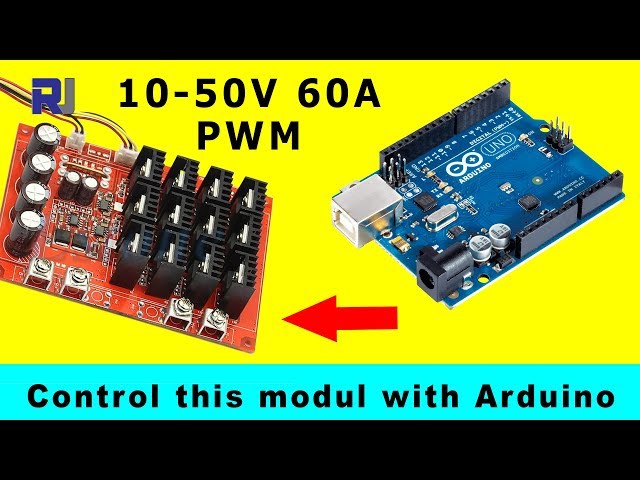 Video thumbnail for Control XY-1250 10-50V 60A 3000W PWM motor Speed controller using Arduino RJT162