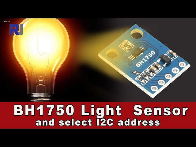 Video thumbnail for Measure Light Lux or Intensity with BH1750L Light Sensor Module - RJT302