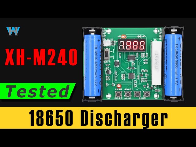 Video thumbnail for How to use the XH-M240 18650 Lithium Battery Capacity Tester/Discharger