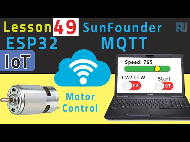 Video thumbnail for ESP32 Tutorial 49 - Control DC Motor Over The internet using Adafruit IoT | SunFounder's ESP32 kit