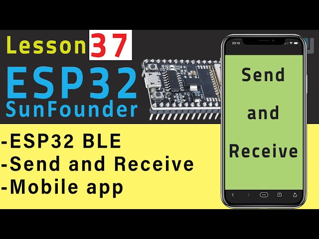 Video thumbnail for ESP32 Tutorial 37 - Using Bluetooth App with ESP32 BLE | SunFounder's ESP32 IoT Learning kit