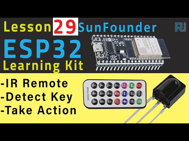 Video thumbnail for Arduino Tutorial 29 - Reading IR remote key press with ESP32| SunFounder's ESP32 IoT Learning kit