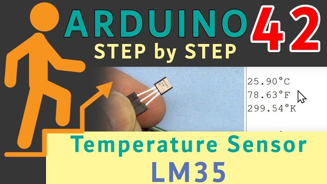 Video thumbnail for Lesson 42: Using LM35 Temperature Sensor | Arduino Step By Step Course