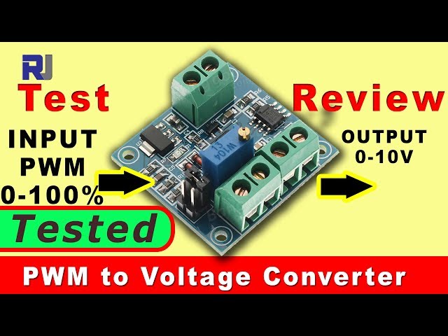 Video thumbnail for Convert PWM to Voltage using IC Station converter (Review and Test )