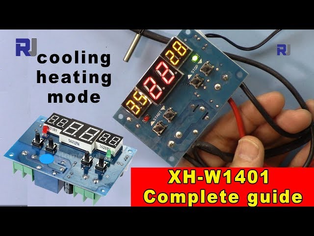 Video thumbnail for Automation XH W1401 Thermostat with Cooling mode and Heating mode