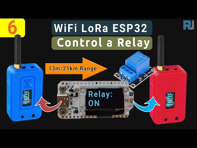 Video thumbnail for DIY Remote Relay: 13 Mile No-Wi-Fi/No-SIM Heltec LoRa 32 Module Tutorial  using Meshnology N35