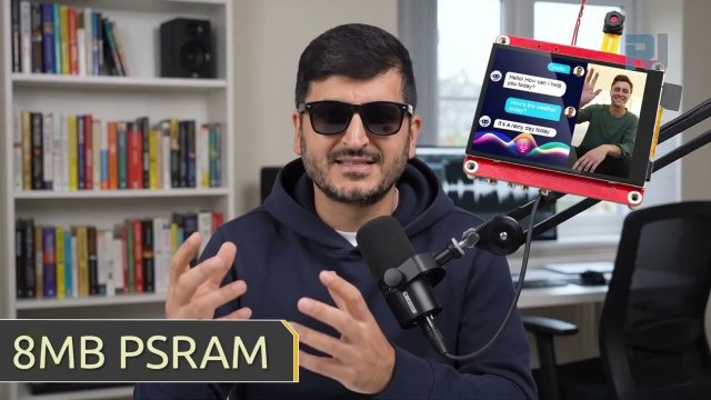 Video thumbnail for This $40 ESP32 Board Sees, Hears and Talks Back (AI Projects)