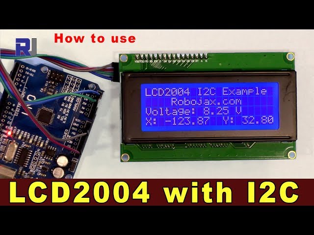 Video thumbnail for Introduction to LCD2004 LCD display with I2C module for Arduino RJT100