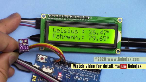 BME280 wiht LCD display: Celsius and Fahrenheit